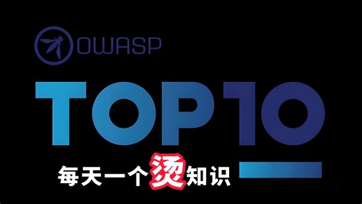 【Owasp top10 全球十大漏洞】每天一个烫知识，带你成为黑客大佬