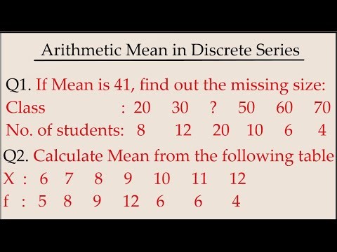 Arithmetic mean for discrete series|Direct and Short Cut Method|Lecture 4|Business Statistics