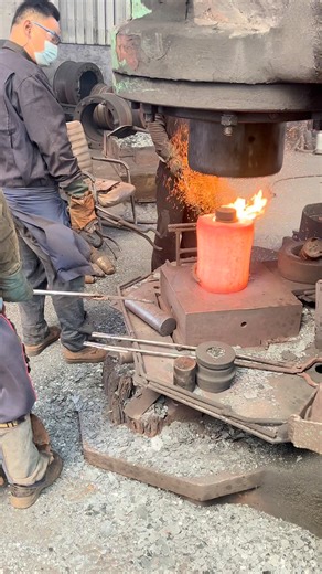 How It’s Made: Thinning Iron Rings with Precision Roll Forming #machine #factory #process #stamping #forming #manufacturer #producer #technology #industrial | Inside the factory