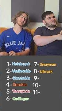 I can name _ goalies better than Jakub Dobes