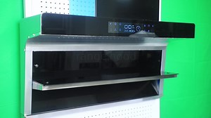 Custom Wall Mount Kitchen Large Suction Cooktop Hood Top Side Extractor Fan Double Suction Black 24 36 Inch Range Hood