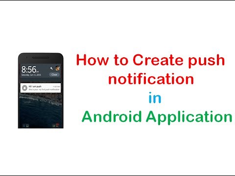 How to Create push notification in Android Application | ShoutCafe.com