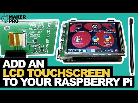 Raspberry Pi Touchscreen LCD display tutorial