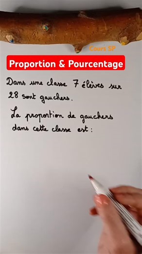 Cours SP on Instagram: "Proportion & Fraction #maths #pourtoi #fyp #college #pourtoi #math #fraction #method #professor #parents"