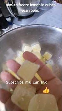 how to freeze lemon in cubes year round buy on sale and never be short when needed