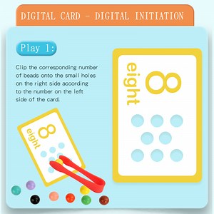 [Hot Item] Number - Hued Bead Grabber Toy: a Playful Brain - Boosting Adventure