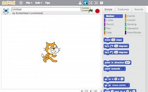 Hour of Code: Deleting the Cat Sprite