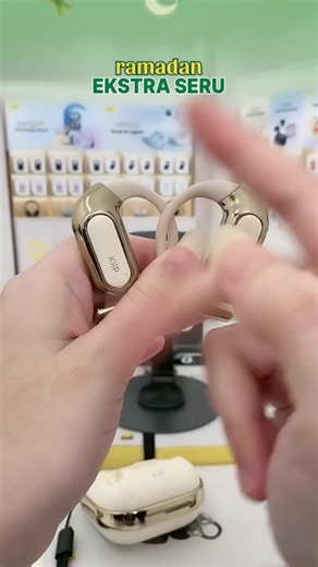 KiiP DTH21 TWS Sport Earphone OWS Headset Bluetooth Sport Gaming Low Latency HiFi Stereo dengan LED Pintar