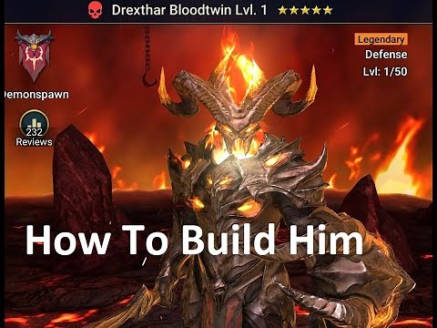 Drexthar Bloodtwin - How To Build Him Raid Shadow Legends