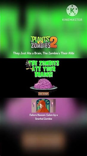Plants vs. Zombies 2 - They Just Ate a Brain, Zombie's Their Alibi (THE ZOMBIES ATE YOUR BRAINS!)