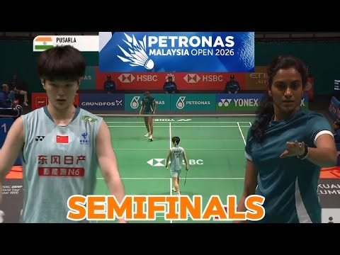 {SF}~ Wang Zhi Yi (CHN) VS Pusarla V Sindhu (IND) | Petronas Malaysia Open 2026 Badminton