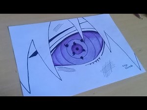 TUTORIAL on HOW TO DRAW SASUKE'S #RINNEGAN step by step