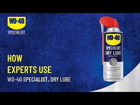 How do the experts use WD-40 Specialist® Dry Lube? It only takes a minute to find out ⏱️🧑‍🔧