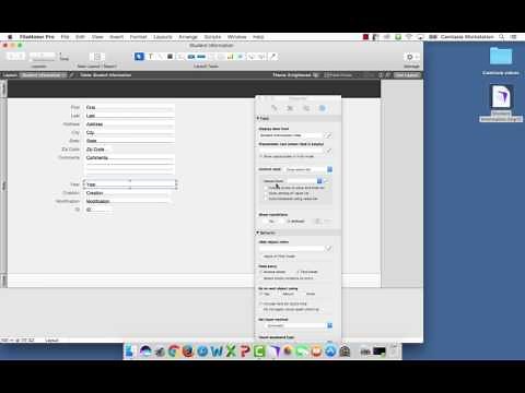 FileMaker 15 - Adding a Dropdown List
