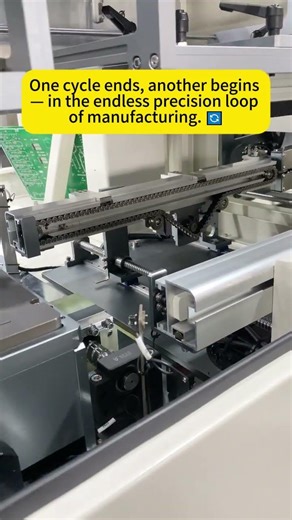One cycle ends, another begins — in the endless precision loop of manufacturing. 🔄#循环制造