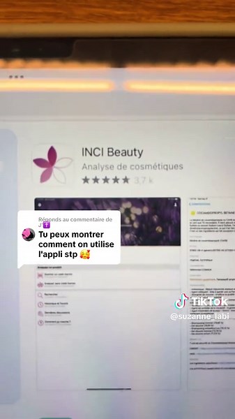Meilleure application pour scanner les produits beauté