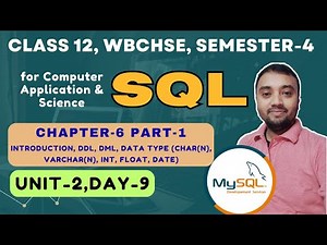 SQL Part-1 Class12 Semester 4 🔥 | Chapter 6 Unit 2 | Computer Application & Science