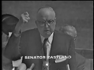 1966 television campaign commercial in which Sen. James O. Eastland touts his record on civil rights
