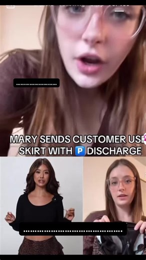 Appalled by Discharge in Mary's Boutique Purchase