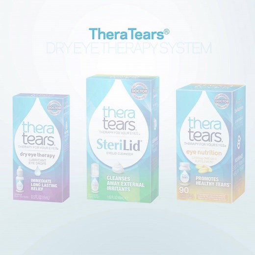 Clinically proven TheraTears® products work together as a complete dry eye therapy that restores, cleanses and nourishes your eyes. Try TheraTears® today to experience a holistic therapy that’s more than just eye drops. | TheraTears