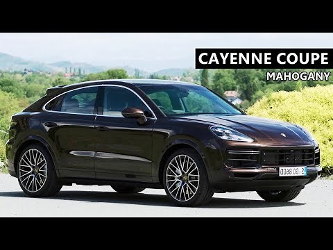 2020 Porsche Cayenne Coupe in Mahogany Color