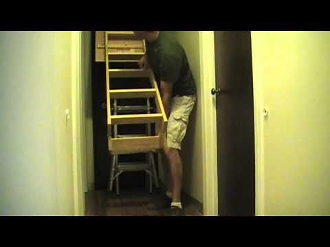 How to Install Pull Down Attic Stairs