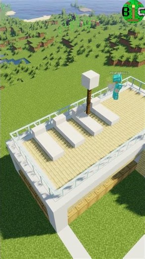 How to build Swimming house for Minecraft 🏠 #minecraft