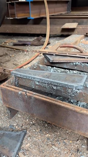 fine cut using a torch #welding #tools