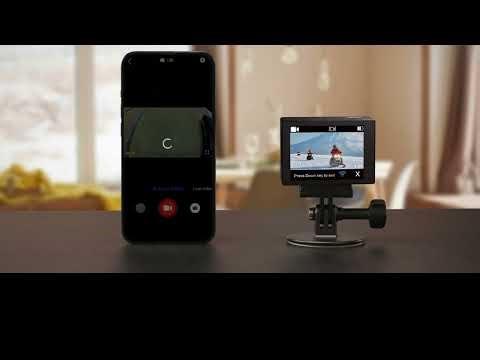 Instructional video on connecting Wi-Fi - - Hiicam Speed 10 Action Camera