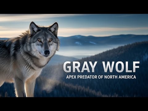 🐺 GRAY WOLF: Apex Predator of North America | The Untamed Power of the Wild