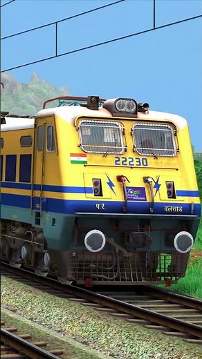 WAP4 TRAINS HIGH SPEED CROSSING | TRAIN CROSSING | TRAIN SIMULATOR #indianrailways #trainsimulator