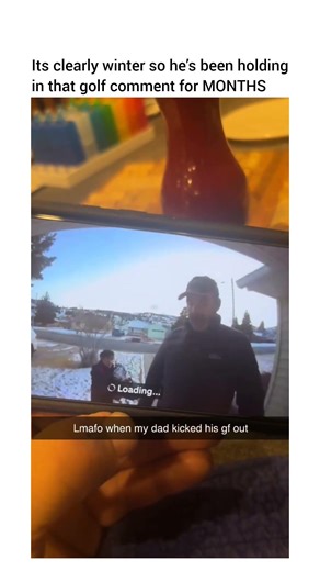 Bros been holding on to that golf comment 😂