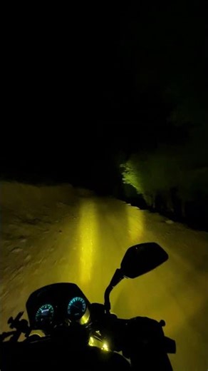 POV Motorcycle Ride Through a Beautiful Mountain Valley Midnight #asmr #motorcycle #bikeride