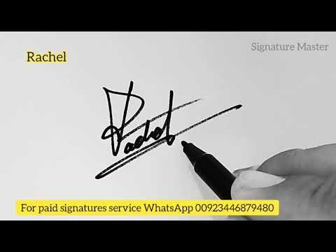 How to Create a Cool Signature Starting with R | R Signature Easy