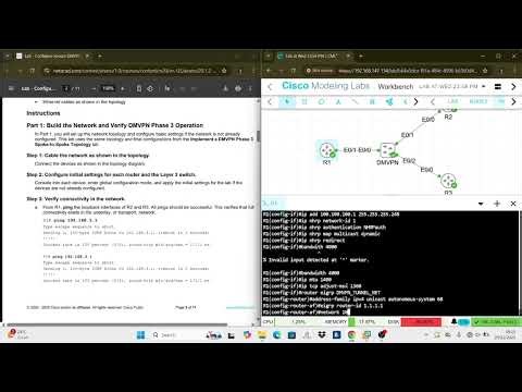 Modul 20 : 20.1.2 Lab - Configure Secure DMVPN Tunnels