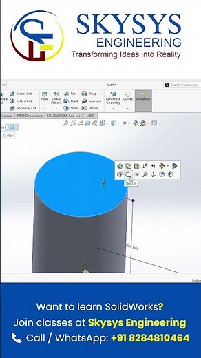 🚀 Design Smarter with SolidWorks! || Helix in SolidWorks
