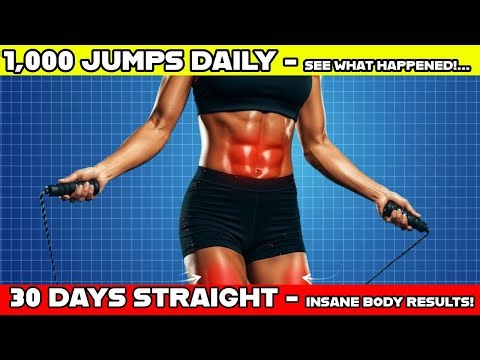 Jump Rope 1,000 Times a Day for 30 Days – The Shocking Body Results | Amazing Tips