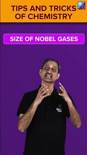 Size of Noble gases | Chemistry Tricks | Anoop Sir | NEET 2023