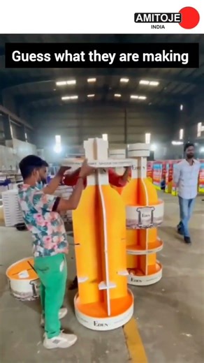 Giant Bottle Display Stand Making | Modular Retail Display Build #fsu #fmcg