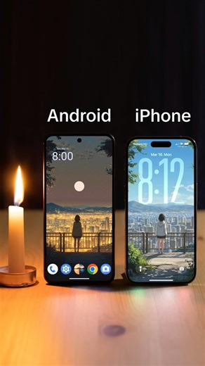 Dramatic anime wallpaper. Create your own for Android, live wallpaper is not available for iPhone