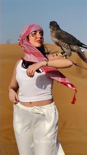 Why Dubai Sheikhs Teach Falconry to Their Princesses From Birth 🦅 ? #luxurylife #dubaidesert #shorts