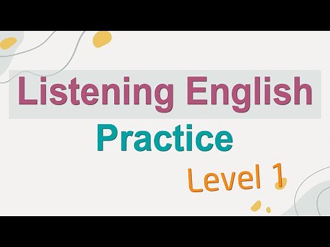English Listening Practice for Beginners | Basic English | Listening English Practice Level 1