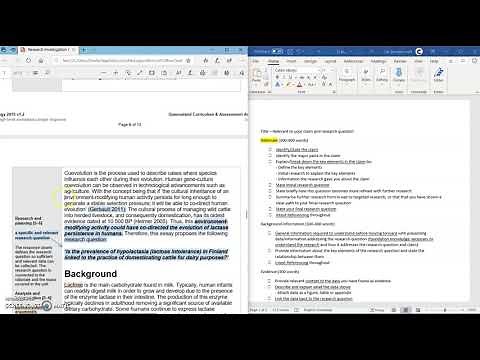 How to write the rationale