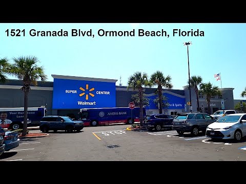 Shopping at Walmart Supercenter in Ormond Beach Florida - Store 613