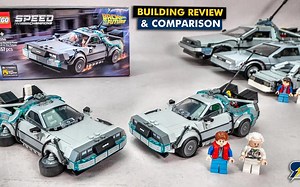 [RacingBrick] 乐高 77256 速度冠军回到未来时间机器详细拼搭 r