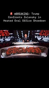 🚨 #BREAKING: Trump Confronts Zelensky in Heated Oval Office Showdown 📌 #Trump #Zelensky #WWIII (What Happened) • President Trump slammed Ukrainian President Volodymyr Zelensky, accusing him of “gambling with World War III” and refusing to negotiate for peace. • VP JD Vance called out Zelensky for failing to show gratitude to the U.S., reminding him that he campaigned against Trump in Pennsylvania. • The meeting ended with Trump canceling a planned press conference, making it clear that he’s no