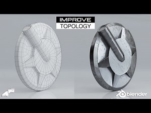 Improve Hard Surface Topology _ Blender Subdivision Surface Modeling Tutorial