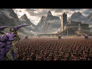 7,000,000 Tyranids BESIEGE Helm's Deep DEFENDED by Space Marines - WARHAMMER 40K - UEBS 2