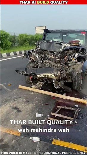 थार की बकवास बिल्ड क्वॉलिटी💦💦🔥😰😰🤬