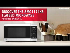 Discover the SMC1174KS Flatbed Microwave – Spacious, Silent, and Smart Cooking